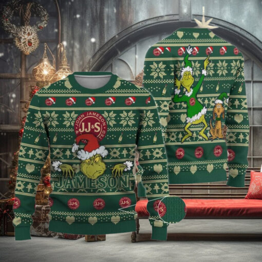 Jameson Grinch Ugly Sweater