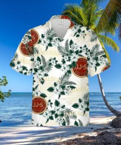 Jameson Hawaiian Button Up Shirt Hibiscus Floral