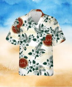 Jameson Hawaiian Button Up Shirt Hibiscus Floral