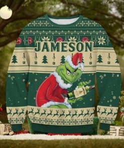 Jameson Iris Whisky x The Grinch Ugly Christmas Sweater