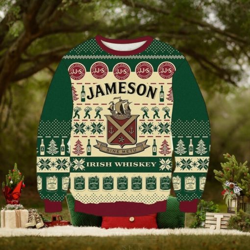 Jameson Irish Whiskey Sweater 3D Ugly Christmas Sweater For Men And Women