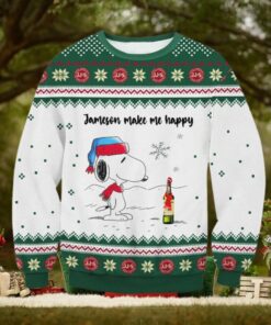 Jameson Snoopy Make Happy Ugly Sweater