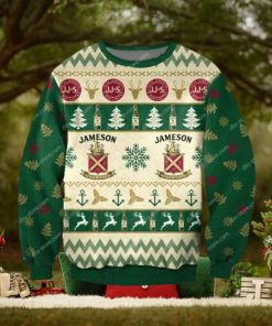 Jameson Whiskey Christmas Ugly Sweater Mens