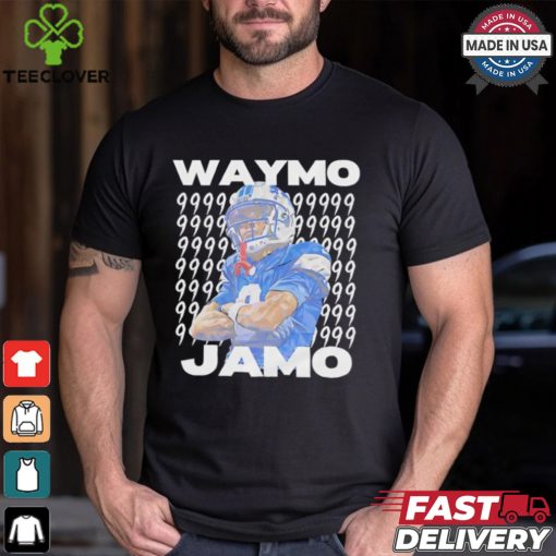 Jameson Williams Detroit Lions NFL 2024 Waymo Jamo shirt