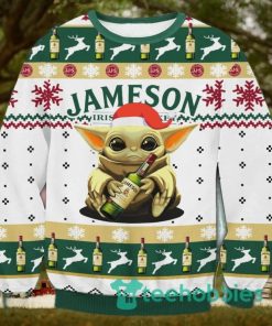 Jameson Yoda Christmas Ugly Sweater 3D