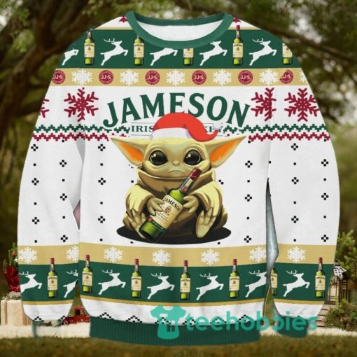Jameson Yoda Christmas Ugly Sweater 3D