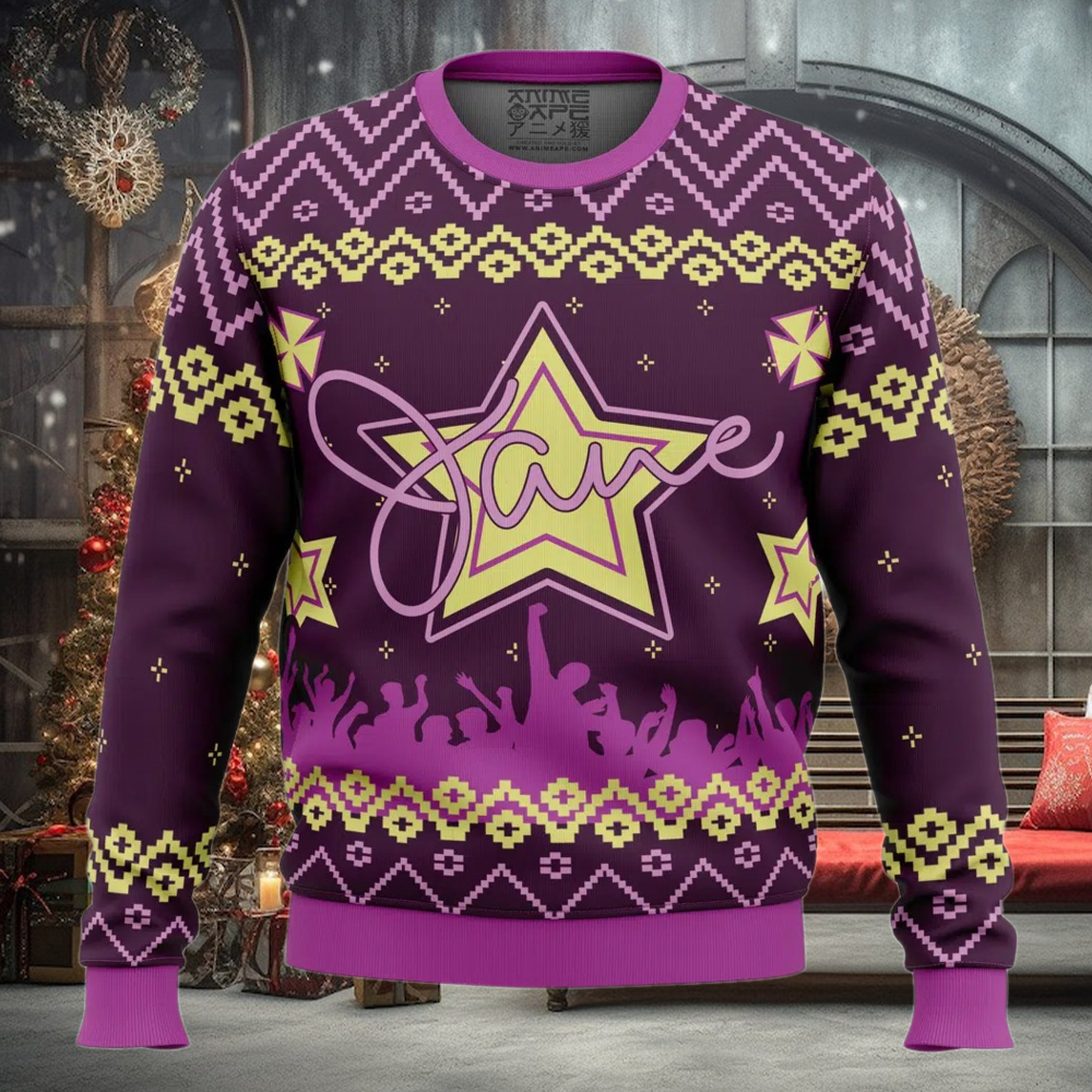 Jane Romero Season of Merriment Dead by Daylight Ugly Christmas Sweater Jane Romero Season of Merriment Dead by Daylight Ugly Christmas Sweater