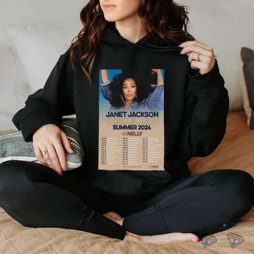 Janet Jackson 2024 Together Again Summer Tour Poster Shirt