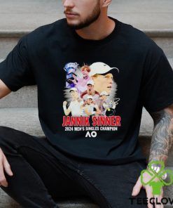 Jannik Sinner 2024 men’s singles Champion signature shirt 1 Jannik Sinner 2024 men’s singles Champion signature shirt