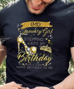 January Birthday Girl Shirt, Birthday Queen Shirt, Birthday in January Girl Shirt, Personalized a Queen was Born in January