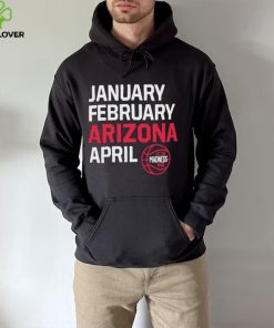 January February Arizona April March Madness shirt