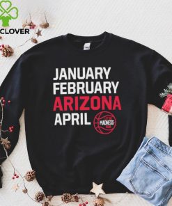 January February Arizona April March Madness shirt
