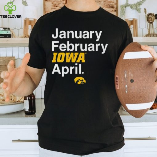 January February Iowa Women’s Basketball April Shirt