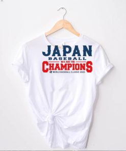 Japan Baseball wa are the Champions World Baseball Classic 2023 shirt
