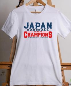 Japan Baseball wa are the Champions World Baseball Classic 2023 shirt