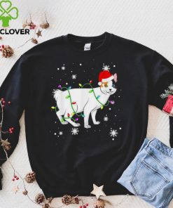 Japanese Bobtail Cat Christmas Lights Christmas Cat Santa Shirt