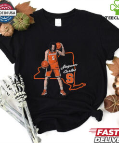 Jaquan Carlos Syracuse Men’s Basketball State map shirt