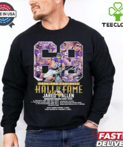 Jared Allen Hall Of Fame 2025 Pro Football Minnesota Vikings Signature T shirts