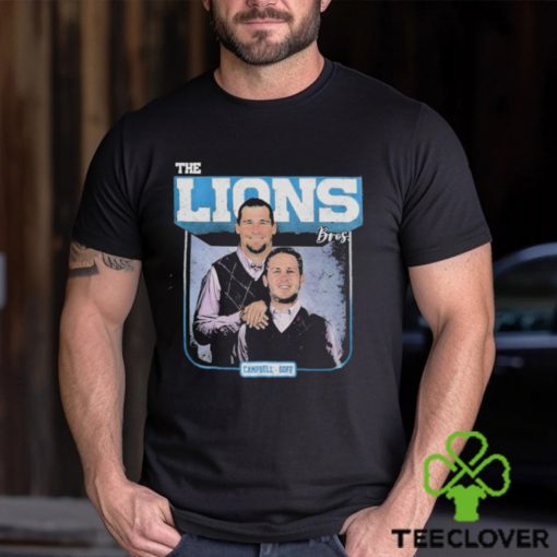 Jared Goff Dan Campbell Detroit The Lions Bros Funny 2023 Shirt