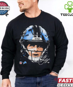 Jared Goff Detroit Lions NFL football big face signature graphic shirt