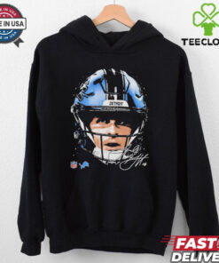 Jared Goff Detroit Lions NFL football big face signature graphic shirt