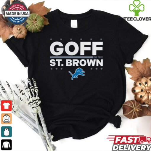 Jared Goff and Amon Ra St. Brown Detroit Lions Election Players T Shirt