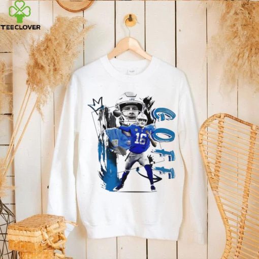 Jared Goff number 16 Detroit Lions football player pose gift hoodie, sweater, longsleeve, shirt v-neck, t-shirt