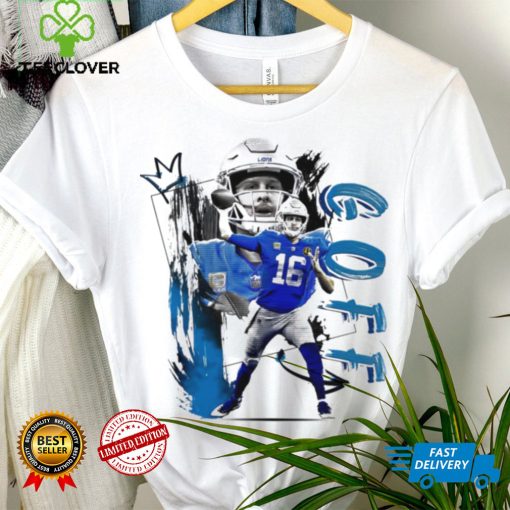 Jared Goff number 16 Detroit Lions football player pose gift hoodie, sweater, longsleeve, shirt v-neck, t-shirt