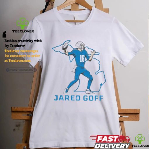 Jared Goff state star Detroit Lions football shirt