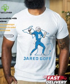 Jared Goff state star Detroit Lions football shirt