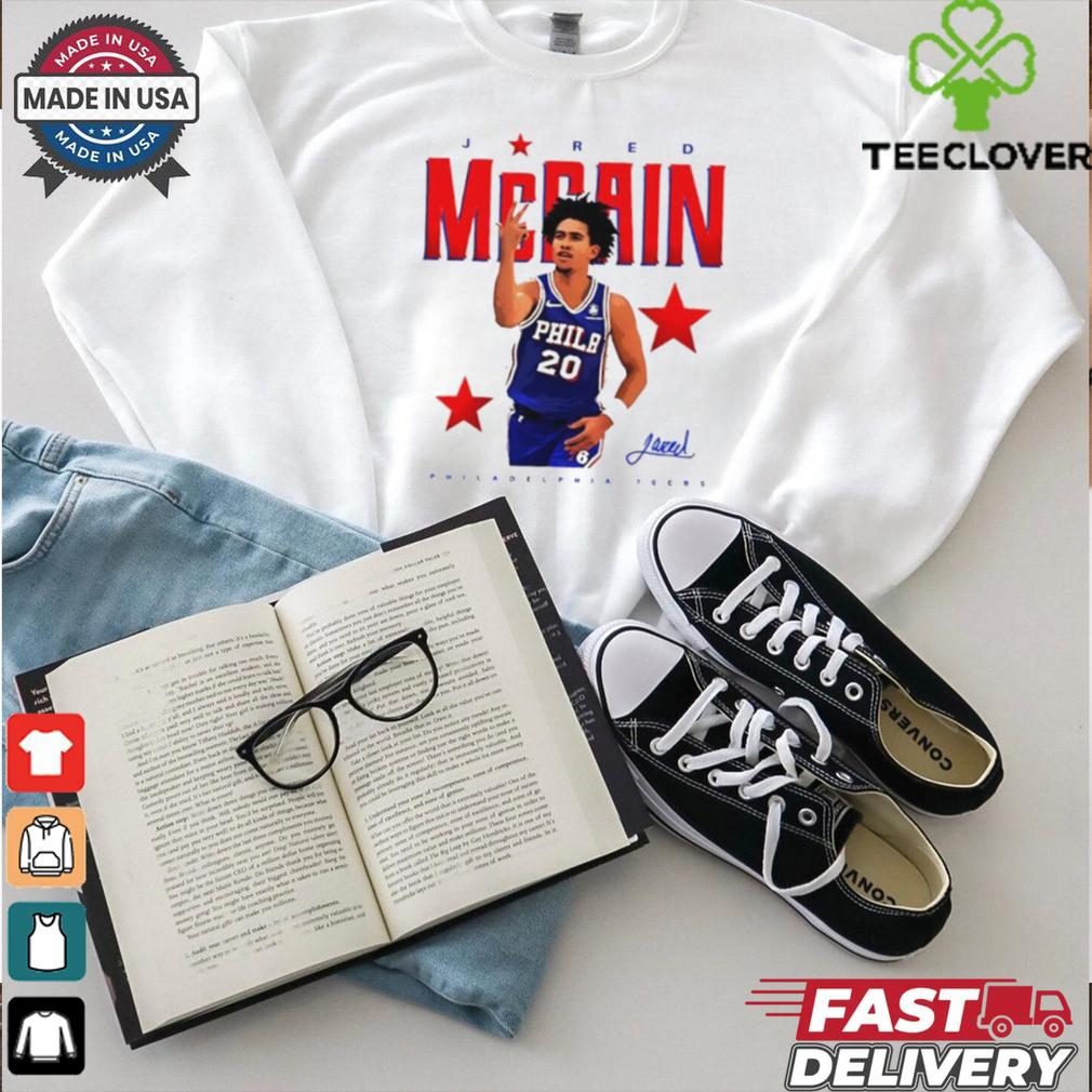 Jared Mccain Philadelphia 76ers signature fuck you shirt Jared Mccain Philadelphia 76ers signature fuck you shirt