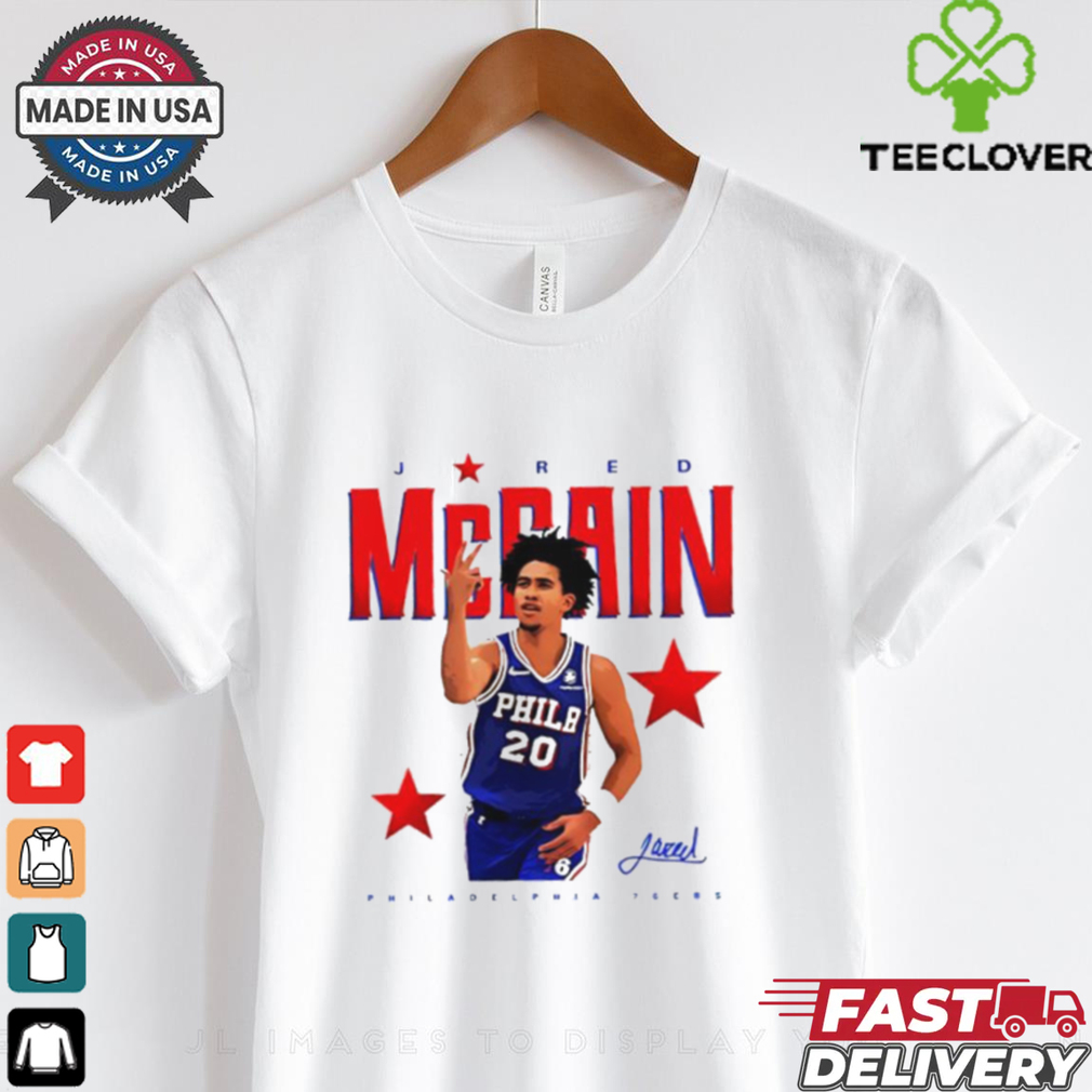 Jared Mccain Philadelphia 76ers signature fuck you shirt Jared Mccain Philadelphia 76ers signature fuck you shirt