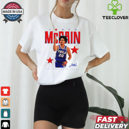 Jared Mccain Philadelphia 76ers signature fuck you shirt