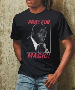 Jared Mccain Wearing Pray For Magic Tee Shirt
