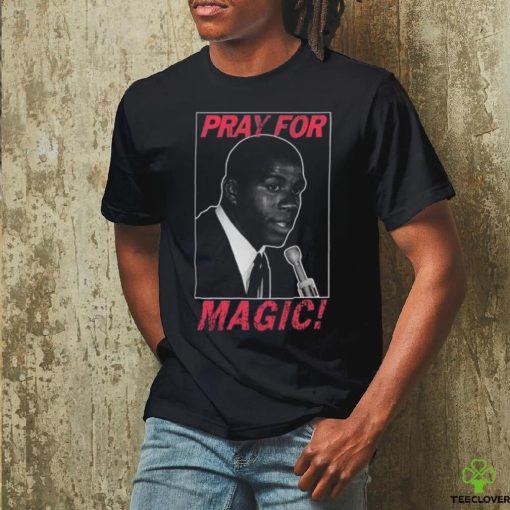 Jared Mccain Wearing Pray For Magic Tee Shirt
