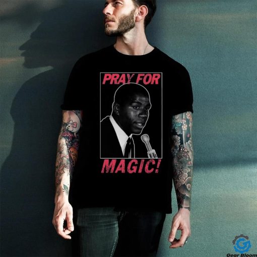 Jared Mccain Wearing Pray For Magic Tee Shirt