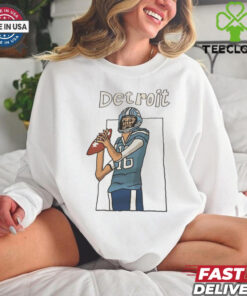 Jared Thomas Goff Detroit Lions football player art shirt