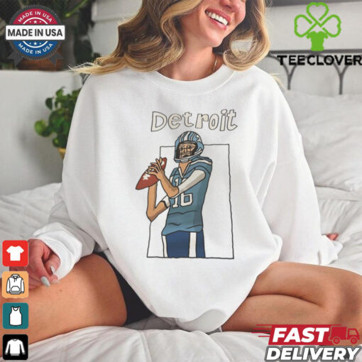 Jared Thomas Goff Detroit Lions football player art shirt