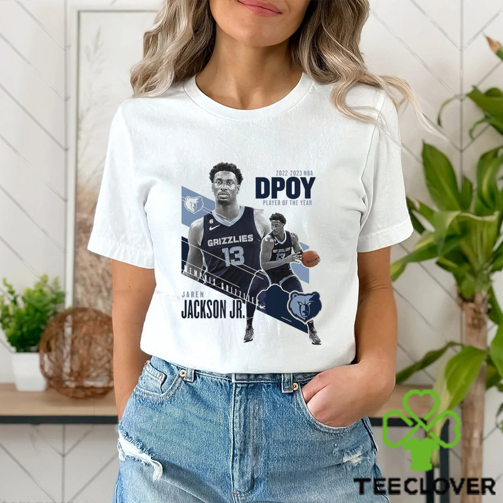 Jaren Jackson Jr. Memphis Grizzlies 2023 NBA Defensive Player of the Year Reverse Shirt Jaren Jackson Jr. Memphis Grizzlies 2023 NBA Defensive Player of the Year Reverse Shirt