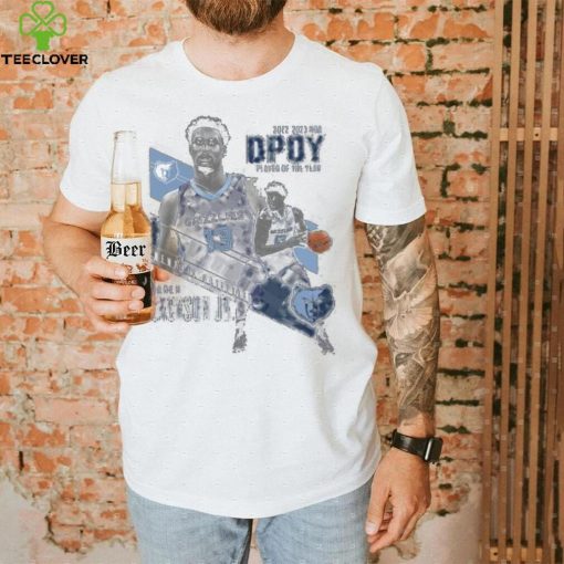 Jaren Jackson Jr. Memphis Grizzlies 2023 Nba Defensive Player Of The Year Reverse shirt