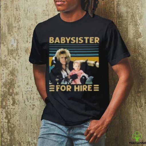 Jareth Goblin King Babysister For Hire T Shirt