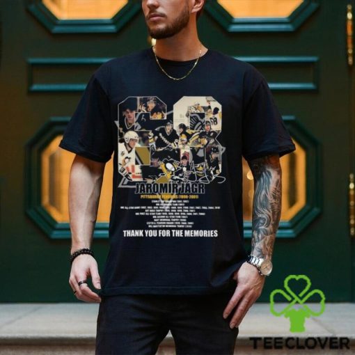 Jaromir Jagr Pittsburgh Penguins 1990 2001 Thank You For The Memories Signature shirt