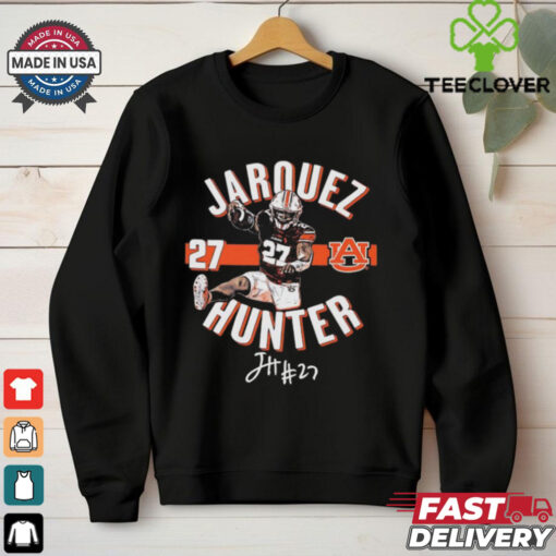 Jarquez Hunter #27 home run signature shirt