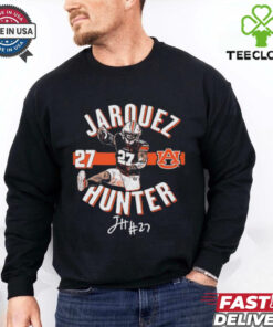 Jarquez Hunter #27 home run signature shirt