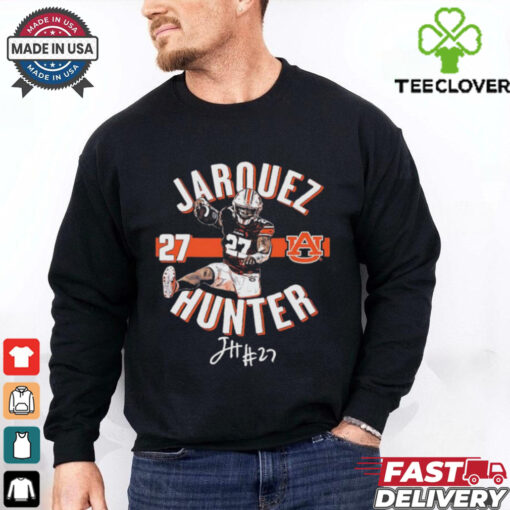 Jarquez Hunter #27 home run signature shirt
