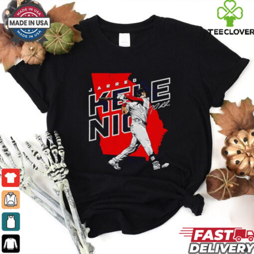 Jarred Kelenic Atlanta Braves player map signature shirt