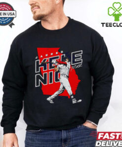 Jarred Kelenic Atlanta Braves player map signature shirt