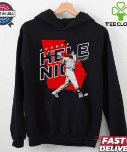 Jarred Kelenic Atlanta Braves player map signature shirt
