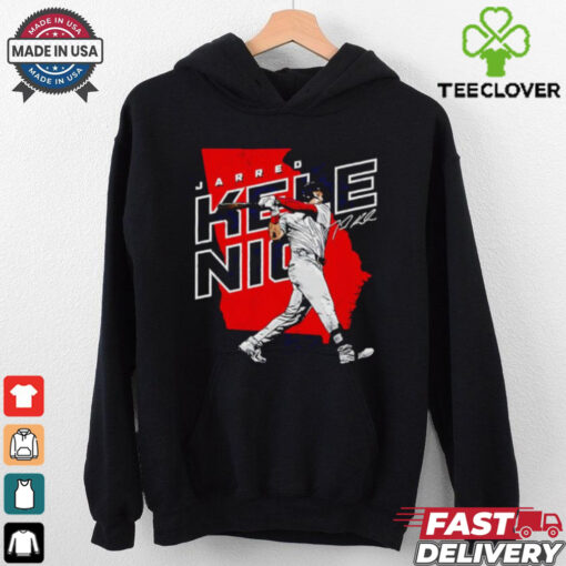 Jarred Kelenic Atlanta Braves player map signature shirt