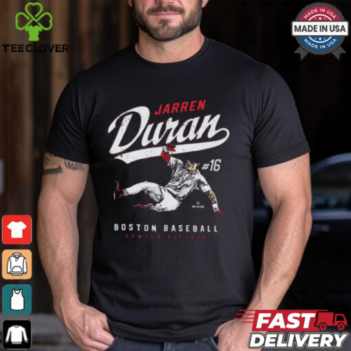 Jarren Duran #16 MLB Boston Red Sox Baseball Slide Center Fielder t shirt
